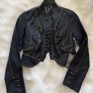 Bisou Bisou Dark Denim Jacket